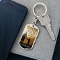 Best I Can Be Dog Tag Pendant Keychain Stainless Steel or 18k Gold-Express Your Love Gifts