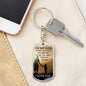 Best I Can Be Dog Tag Pendant Keychain Stainless Steel or 18k Gold-Express Your Love Gifts