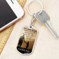 Best I Can Be Dog Tag Pendant Keychain Stainless Steel or 18k Gold-Express Your Love Gifts