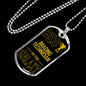 Best Imaging Technician In The Galaxy Necklace Stainless Steel or 18k Gold Dog Tag w 24"-Express Your Love Gifts