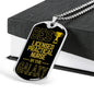 Best Licensed Practical Nurse In The Galaxy Necklace Stainless Steel or 18k Gold Dog Tag w 24"-Express Your Love Gifts