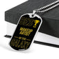 Best Makeup Artist In The Galaxy Necklace Stainless Steel or 18k Gold Dog Tag w 24"-Express Your Love Gifts