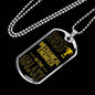 Best Mechanical Engineer In The Galaxy Necklace Stainless Steel or 18k Gold Dog Tag w 24"-Express Your Love Gifts