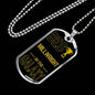 Best Millwright In The Galaxy Necklace Stainless Steel or 18k Gold Dog Tag w 24"-Express Your Love Gifts