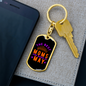 Best Mom Born in May Keychain Stainless Steel or 18k Gold Dog Tag Keyring-Express Your Love Gifts