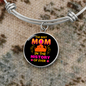 best mom dog Bracelet Stainless Steel or 18k Gold Circle Bangle-Express Your Love Gifts