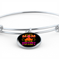 best mom dog Bracelet Stainless Steel or 18k Gold Circle Bangle-Express Your Love Gifts