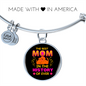 best mom dog Bracelet Stainless Steel or 18k Gold Circle Bangle-Express Your Love Gifts