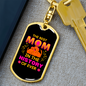 best mom dog Keychain Stainless Steel or 18k Gold Dog Tag Keyring-Express Your Love Gifts