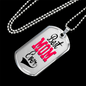 Best Mom Ever Dog Tag Stainless Steel or 18k Gold 24" Chain-Express Your Love Gifts