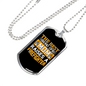 Best Mom Of Firefighter Gift Stainless Steel or 18k Gold Dog Tag 24" Chain-Express Your Love Gifts