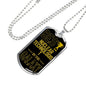 Best Nuclear Technologist In The Galaxy Necklace Stainless Steel or 18k Gold Dog Tag w 24"-Express Your Love Gifts