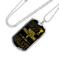 Best Nurse Practicioner In The Galaxy Necklace Stainless Steel or 18k Gold Dog Tag w 24"-Express Your Love Gifts