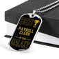 Best Payroll Clerk In The Galaxy Necklace Stainless Steel or 18k Gold Dog Tag w 24"-Express Your Love Gifts