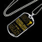 Best Radiologic Technician In The Galaxy Necklace Stainless Steel or 18k Gold Dog Tag w 24"-Express Your Love Gifts