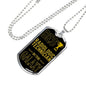 Best Radiologic Technician In The Galaxy Necklace Stainless Steel or 18k Gold Dog Tag w 24"-Express Your Love Gifts