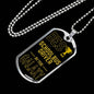 Best Schoolbus Driver In The Galaxy Necklace Stainless Steel or 18k Gold Dog Tag w 24"-Express Your Love Gifts