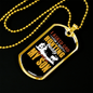 Best Son Hunting Necklace Stainless Steel or 18k Gold Dog Tag 24" Chain-Express Your Love Gifts