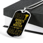 Best Sports Book Writer In The Galaxy Necklace Stainless Steel or 18k Gold Dog Tag w 24"-Express Your Love Gifts