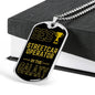 Best Streetcar Operator In The Galaxy Necklace Stainless Steel or 18k Gold Dog Tag w 24"-Express Your Love Gifts
