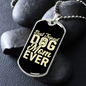 Best Tripod Mom Necklace Stainless Steel or 18k Gold Dog Tag 24" Chain-Express Your Love Gifts