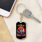 Best Truckin' Mom Ever Swivel Keychain Dog Tag Stainless Steel or 18k Gold-Express Your Love Gifts