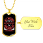 Best Women Are Cancer Sign Zodiac Necklace Stainless Steel or 18k Gold Dog Tag 24" Chain-Express Your Love Gifts