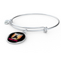 Bestcat Mom Ever Bracelet Stainless Steel or 18k Gold Circle Bangle-Express Your Love Gifts