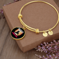 Bestcat Mom Ever Bracelet Stainless Steel or 18k Gold Circle Bangle-Express Your Love Gifts