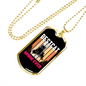 Bestcat Mom Ever Necklace Stainless Steel or 18k Gold Dog Tag 24" Chain-Express Your Love Gifts