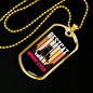 Bestcat Mom Ever Necklace Stainless Steel or 18k Gold Dog Tag 24" Chain-Express Your Love Gifts