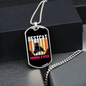 Bestcat Mom Ever Necklace Stainless Steel or 18k Gold Dog Tag 24" Chain-Express Your Love Gifts