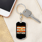 Bestest Mom Keychain Stainless Steel or 18k Gold Dog Tag Keyring-Express Your Love Gifts