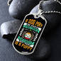 Bestfriend Puppy Yellow Necklace Stainless Steel or 18k Gold Dog Tag 24" Chain-Express Your Love Gifts