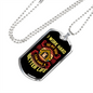 Better Life Necklace Stainless Steel or 18k Gold Dog Tag 24" Chain-Express Your Love Gifts