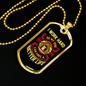 Better Life Necklace Stainless Steel or 18k Gold Dog Tag 24" Chain-Express Your Love Gifts