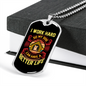 Better Life Necklace Stainless Steel or 18k Gold Dog Tag 24" Chain-Express Your Love Gifts