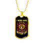 Better Life Necklace Stainless Steel or 18k Gold Dog Tag 24" Chain-Express Your Love Gifts