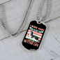 Better Life Pink Necklace Stainless Steel or 18k Gold Dog Tag 24" Chain-Express Your Love Gifts