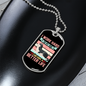 Better Life Pink Necklace Stainless Steel or 18k Gold Dog Tag 24" Chain-Express Your Love Gifts