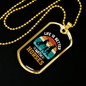Better With Horses Horse Necklace Stainless Steel or 18k Gold Dog Tag 24" Chain-Express Your Love Gifts