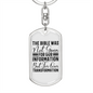 Bible Transformation Keychain Stainless Steel or 18k Gold Dog Tag Keyring-Express Your Love Gifts