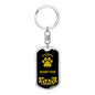 Bichon Frise Keychain Stainless Steel or 18k Gold-Express Your Love Gifts
