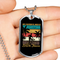 Bicycle Thieves Cycling Necklace Stainless Steel or 18k Gold Dog Tag 24"-Express Your Love Gifts