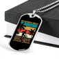 Bicycle Thieves Cycling Necklace Stainless Steel or 18k Gold Dog Tag 24"-Express Your Love Gifts