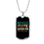 Bicyles And Guitars Cycling Necklace Stainless Steel or 18k Gold Dog Tag 24"-Express Your Love Gifts