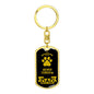 Biewer Terrier Keychain Stainless Steel or 18k Gold-Express Your Love Gifts