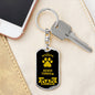 Biewer Terrier Keychain Stainless Steel or 18k Gold-Express Your Love Gifts
