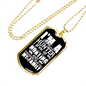 Big Time Hunter Necklace Stainless Steel or 18k Gold Dog Tag 24" Chain-Express Your Love Gifts