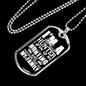 Big Time Hunter Necklace Stainless Steel or 18k Gold Dog Tag 24" Chain-Express Your Love Gifts